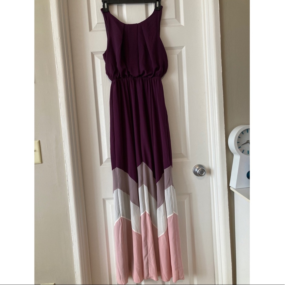Purple maxi dress